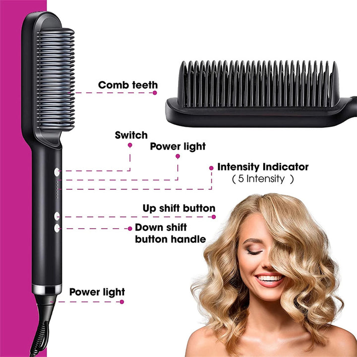 Haarstyling Bürste 2 in 1